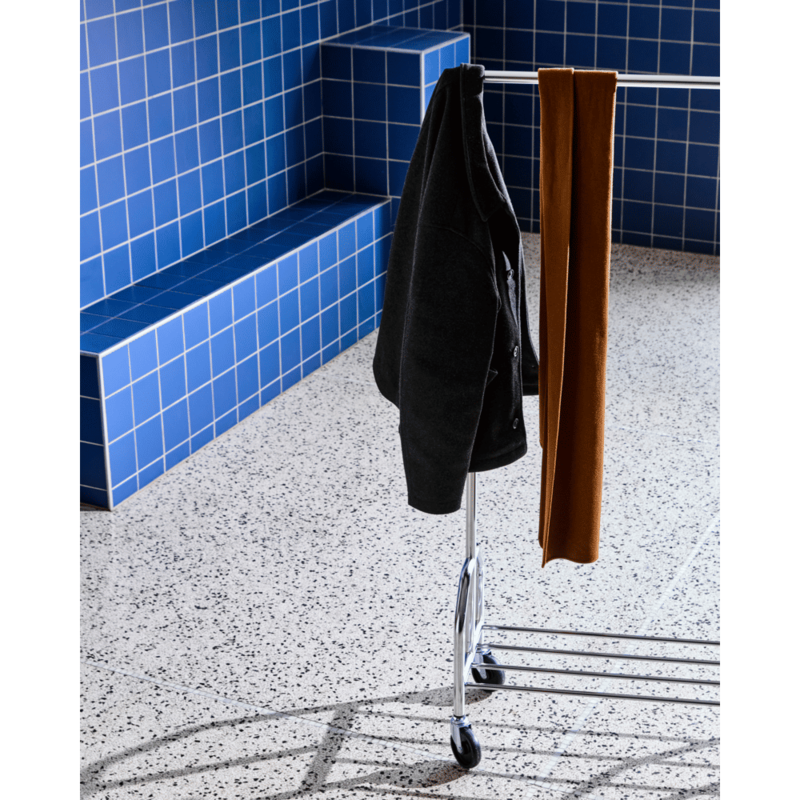 House Doctor-collectie Clothes rack Robe Silver finish