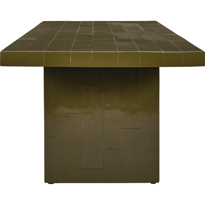 House Doctor-collectie Eettafel Brick Groen