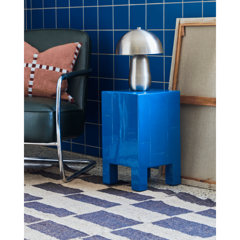 House Doctor-collectie Side table Brick Blauw