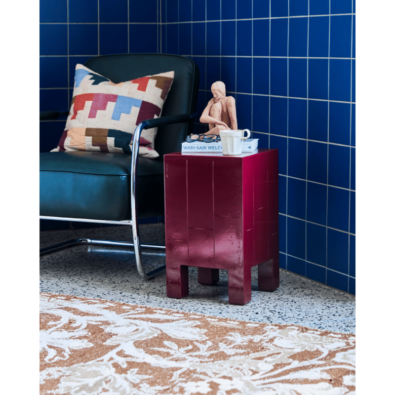 House Doctor-collectie Side table Brick Rood