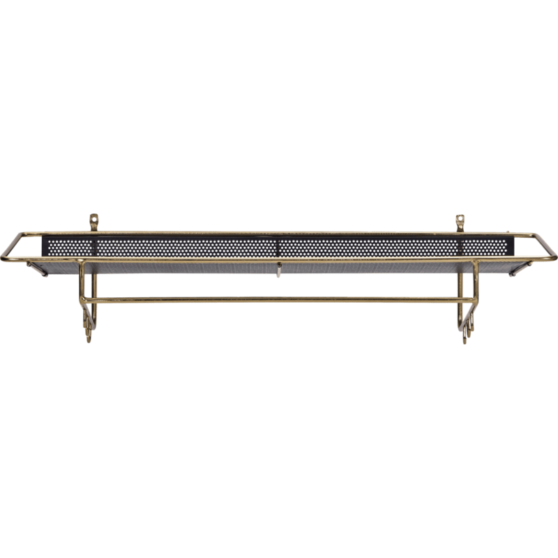 House Doctor-collectie Shelf Wally Antique brass finish;Black