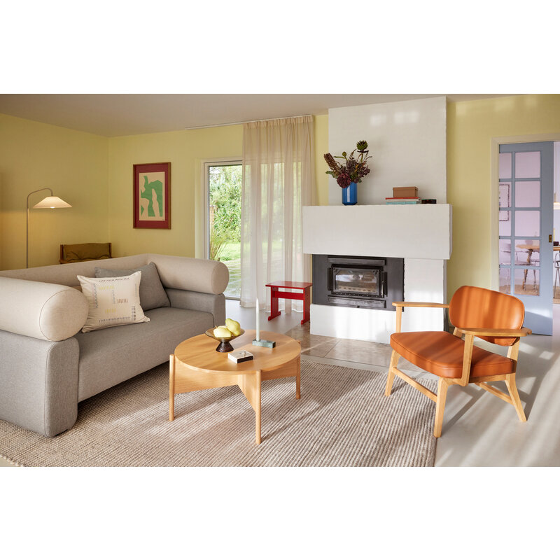 Hübsch-collectie Haze Lounge Chair Brown/Natural