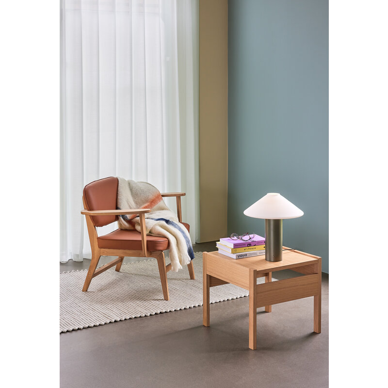 Hübsch-collectie Haze Lounge Chair Brown/Natural