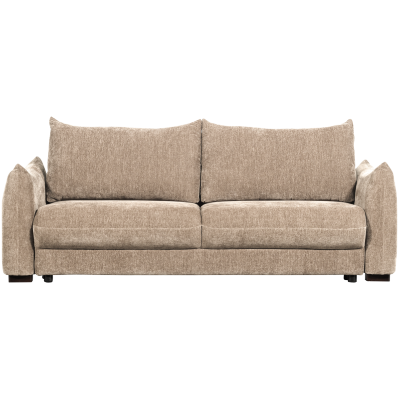 WOOOD-collectie Jonne 3-Seater Sofa Bed Chenille Natural