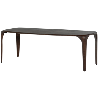 WOOOD Fiore Dining Table Mango Wood Dark Brown 230X95 Cm