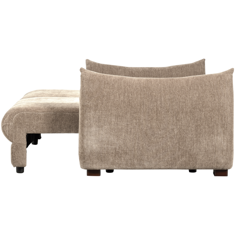 WOOOD-collectie Jonne 3-Seater Sofa Bed Chenille Natural