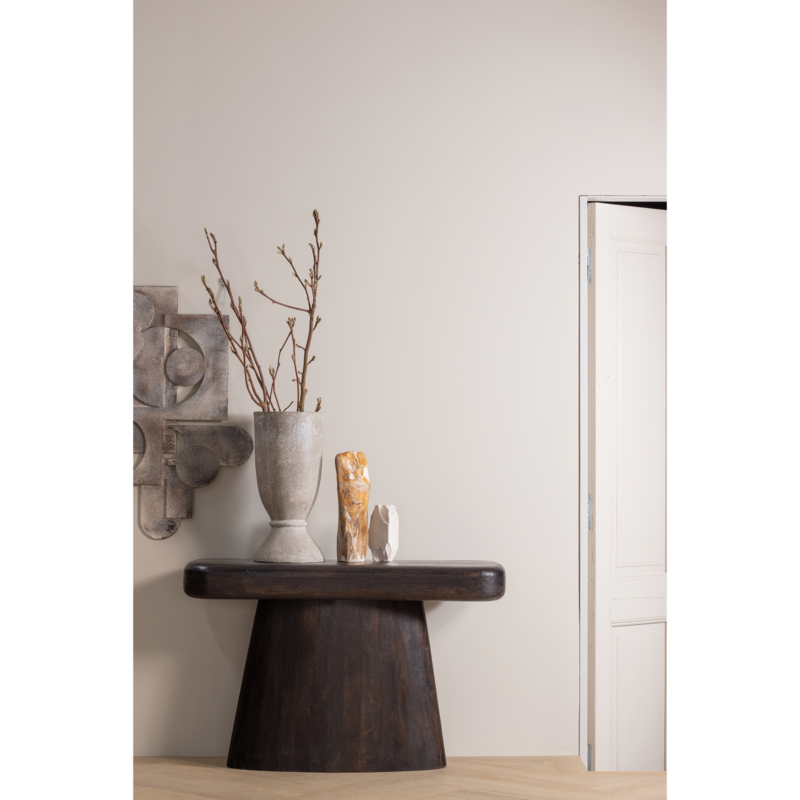 WOOOD-collectie Amco Side Table Mango Wood Black