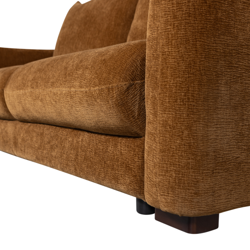 WOOOD-collectie Jonne 3-Zits Slaapbank Chenille Bruin