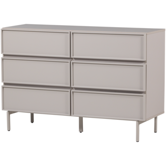 WOOOD Tours Ladekast 6 Lades Melamine/Mdf Zand