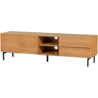 WOOOD Tours TV Stand 180 cm Melamine/MDF Natural