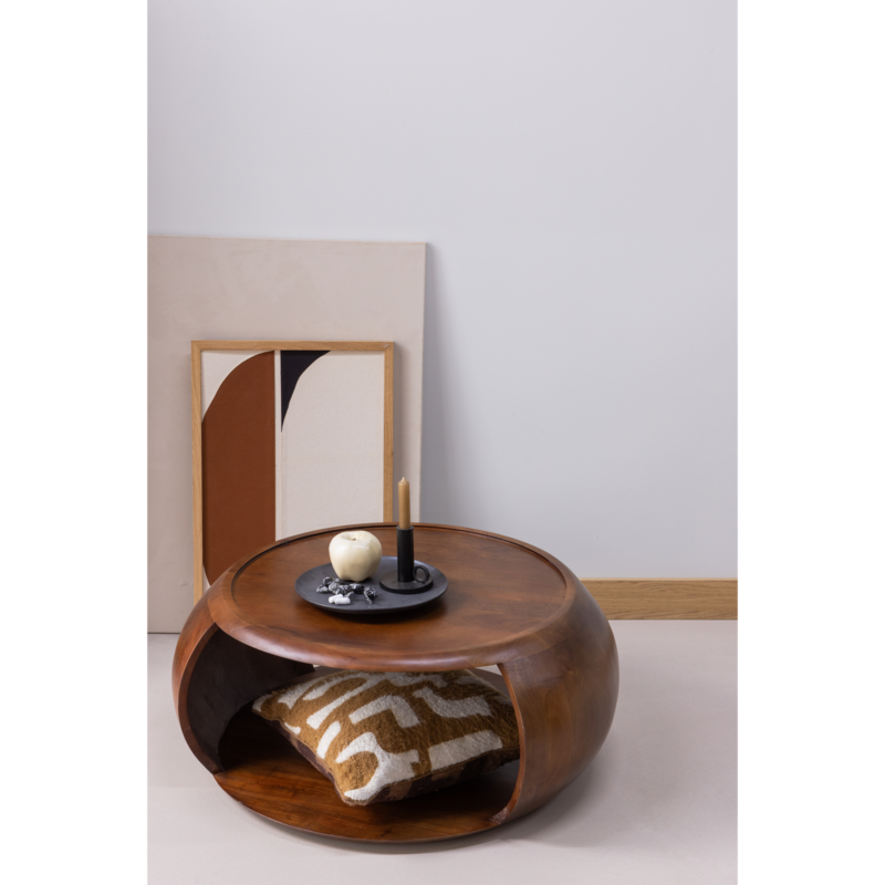 WOOOD-collectie Cole Coffee Table Mango Wood Brown