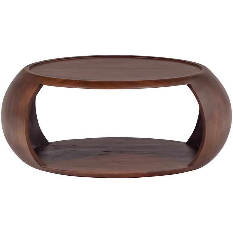 WOOOD-collectie Cole Coffee Table Mango Wood Brown