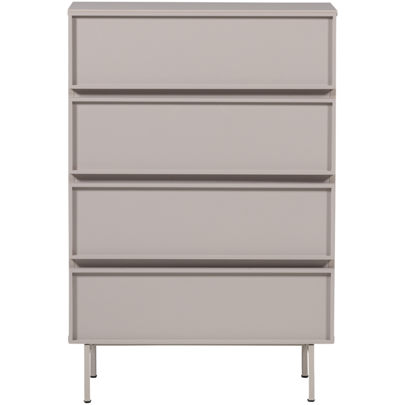 WOOOD-collectie Tours Ladekast 4 Lades Melamine/Mdf Zand