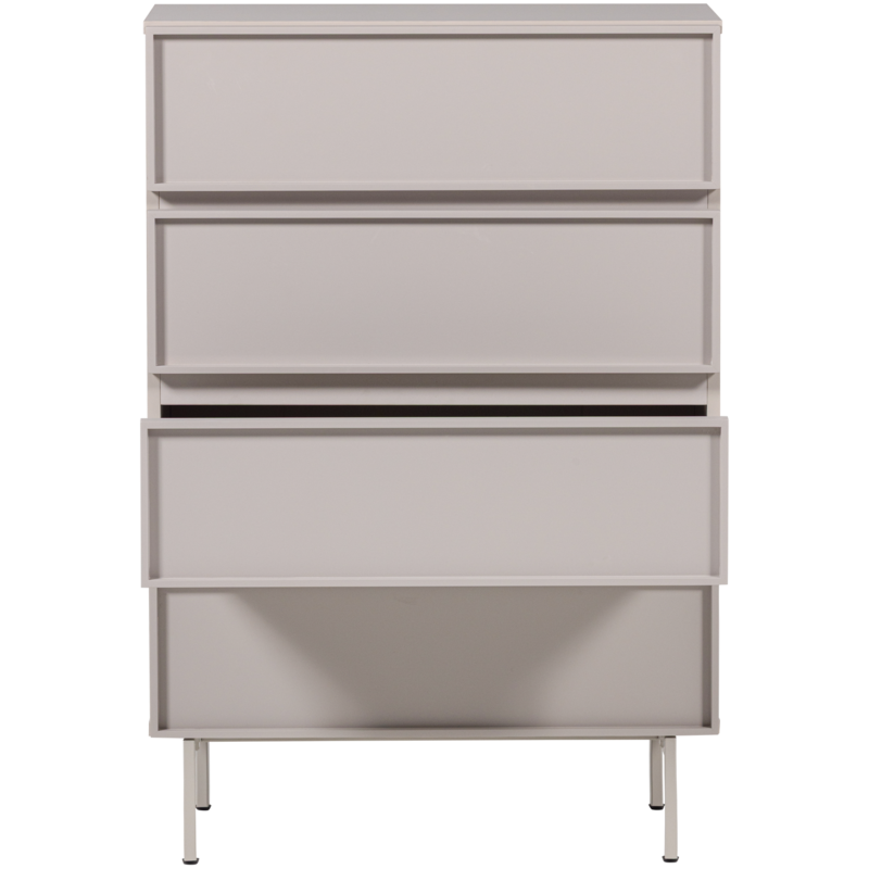WOOOD-collectie Tours Ladekast 4 Lades Melamine/Mdf Zand