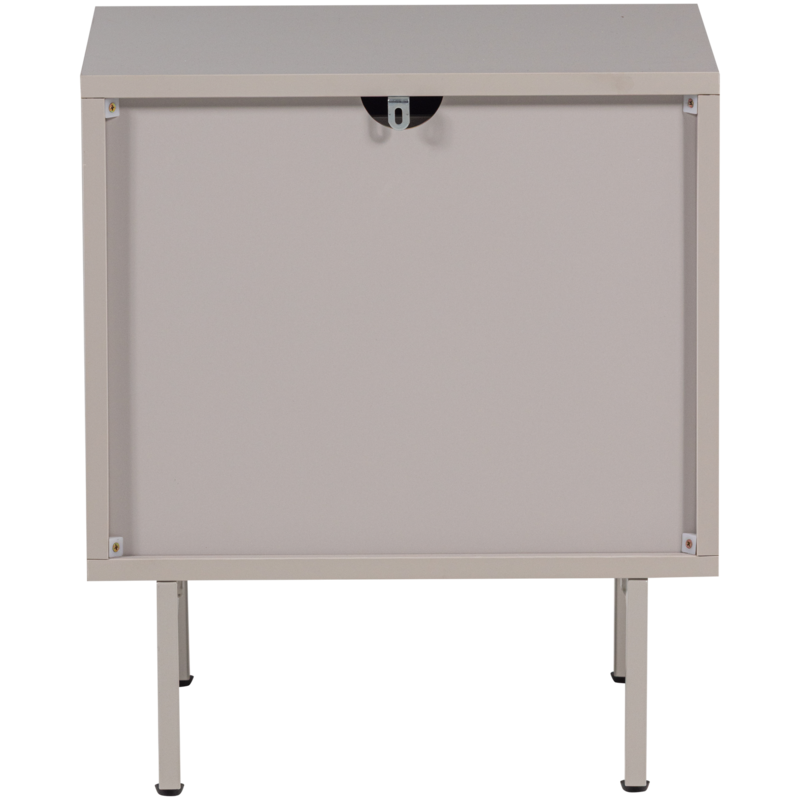WOOOD-collectie Tours Ladekast/Nachtkastje 2 Lades Melamine/Mdf Zand