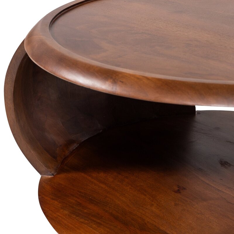 WOOOD-collectie Cole Coffee Table Mango Wood Brown