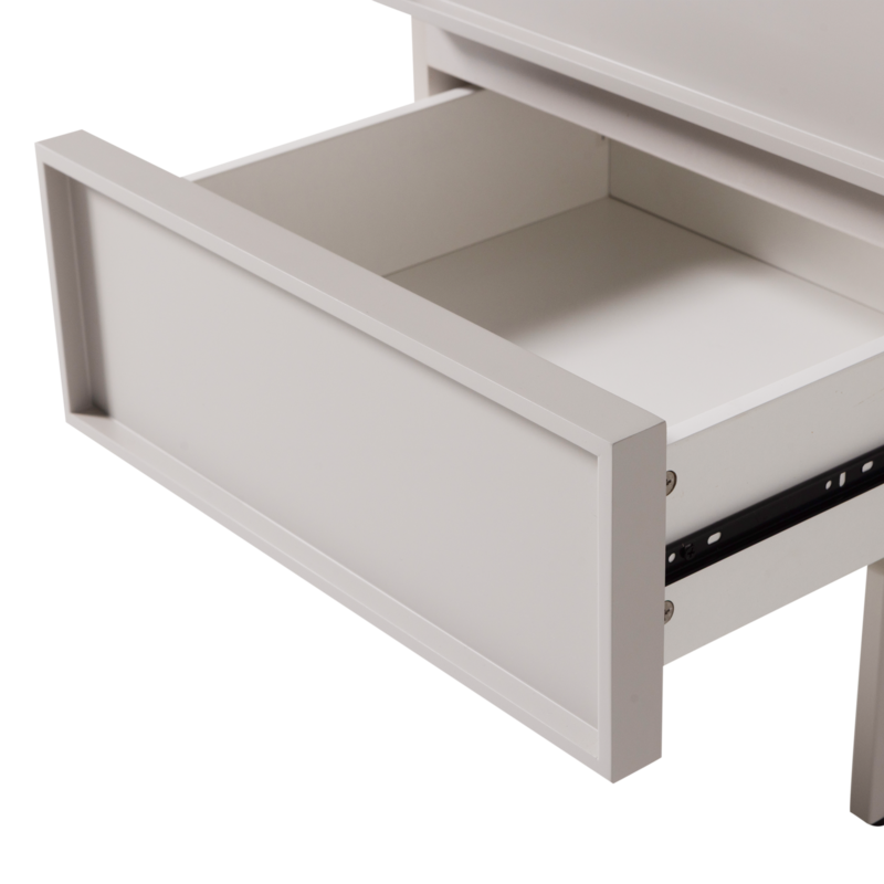 WOOOD-collectie Tours Ladekast/Nachtkastje 2 Lades Melamine/Mdf Zand