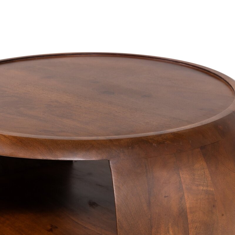WOOOD-collectie Cole Coffee Table Mango Wood Brown