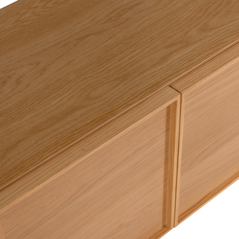 WOOOD-collectie Tours Tv Meubel 180 Cm Melamine/Mdf Naturel