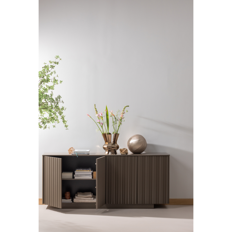 WOOOD-collectie Nova Dressoir 200 Cm Grenen Truffel Bruin [Fsc]