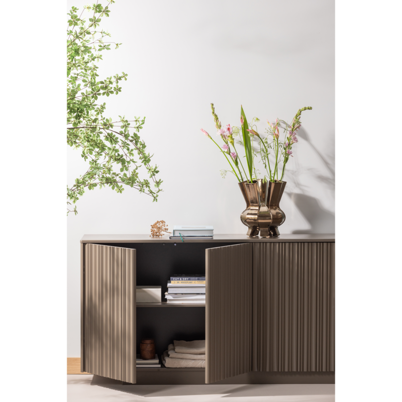 WOOOD-collectie Nova Dressoir 200 Cm Grenen Truffel Bruin [Fsc]