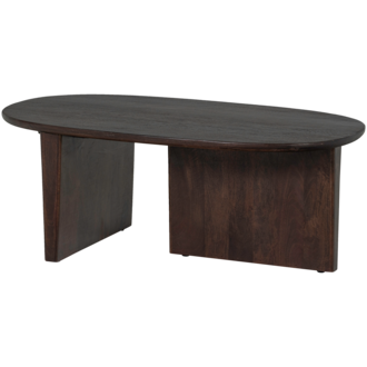 WOOOD Seam Coffee Table Mango Wood Dark Brown