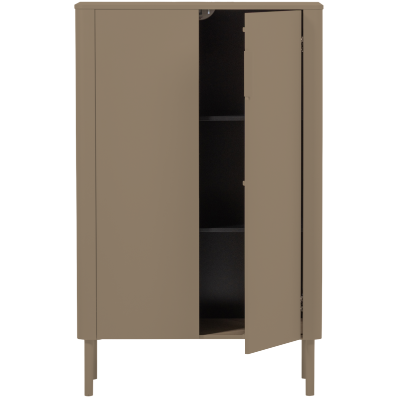 WOOOD-collectie Gunnar 2-Deurs Kast Grenen Mud [Fsc]