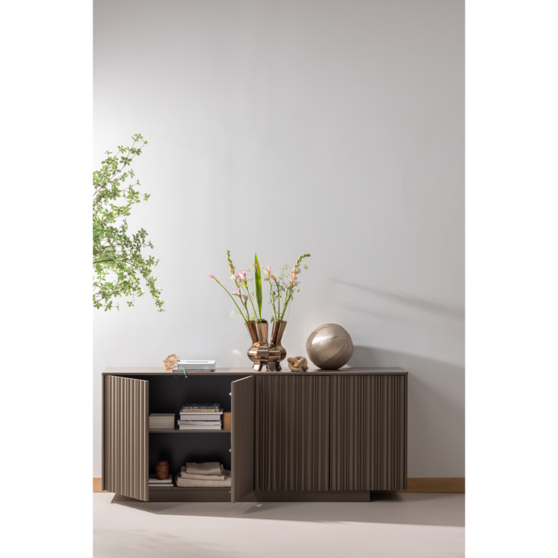 WOOOD-collectie Nova Dressoir 200 Cm Grenen Truffel Bruin [Fsc]