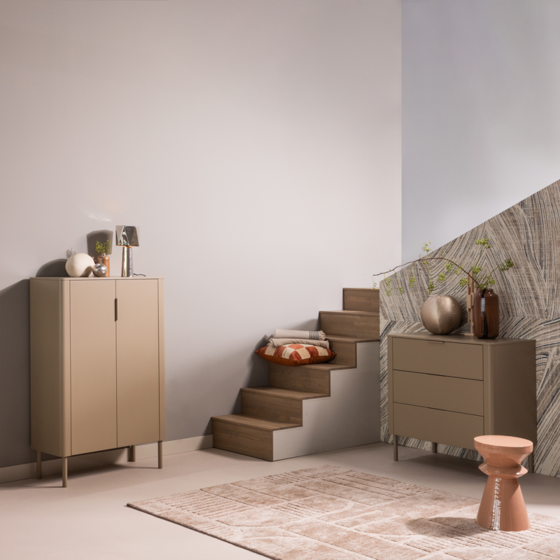 WOOOD-collectie Gunnar Ladekast Grenen Mud [Fsc]