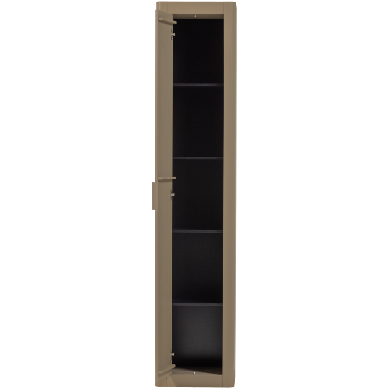 WOOOD-collectie Gunnar Smalle Hoge Kast Grenen Mud [Fsc]