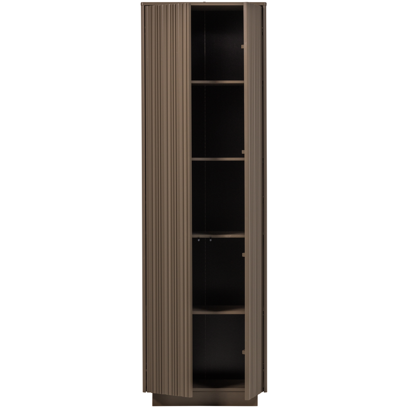 WOOOD-collectie Nova Hoge Opbergkast Grenen Truffel Bruin [Fsc]