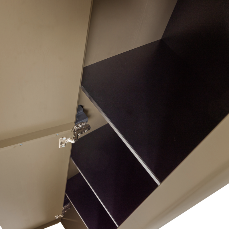WOOOD-collectie Gunnar Smalle Hoge Kast Grenen Mud [Fsc]