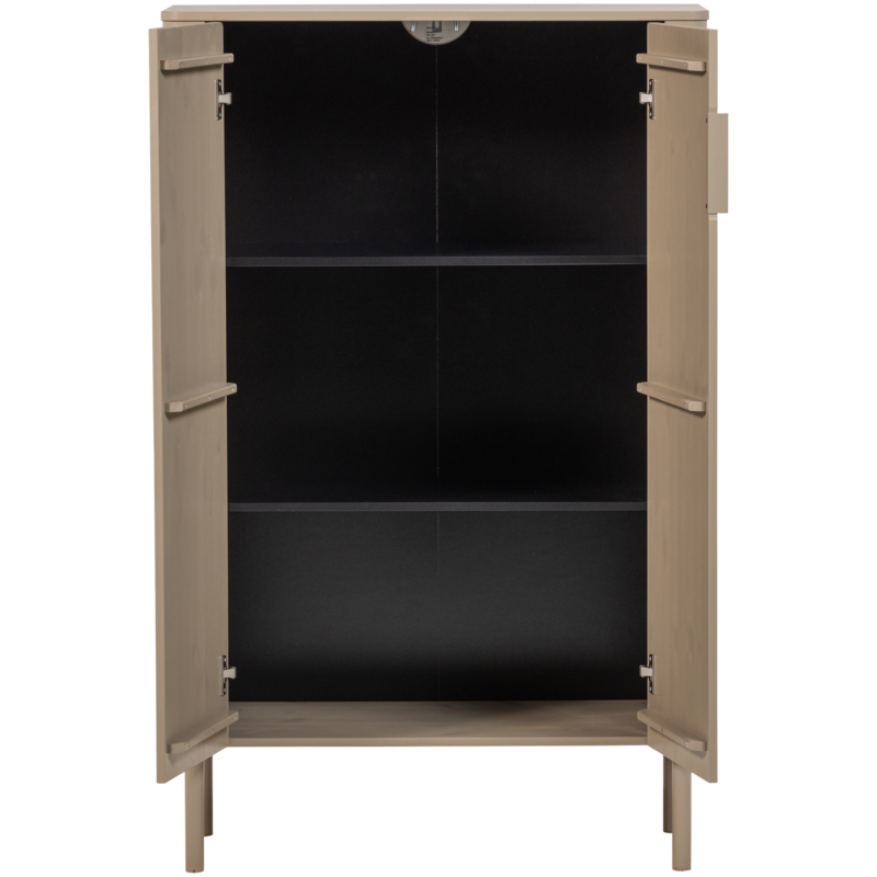 WOOOD-collectie Gunnar 2-Deurs Kast Grenen Mud [Fsc]
