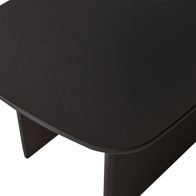 WOOOD-collectie Tablo Salontafel 60 Cm Eiken Blacknight [Fsc]