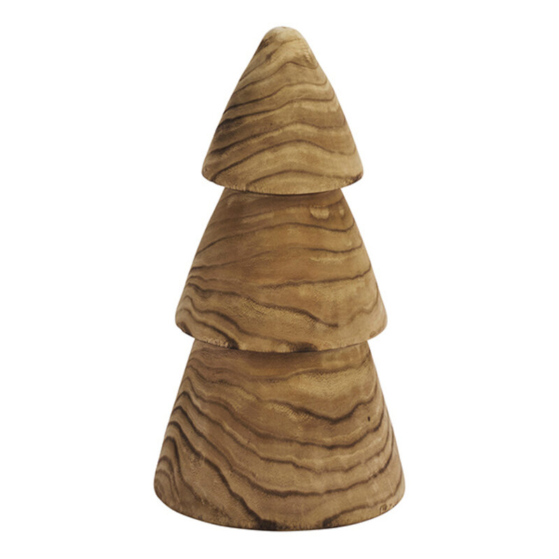 Madam Stoltz-collectie Houten kerstboom Donker naturel