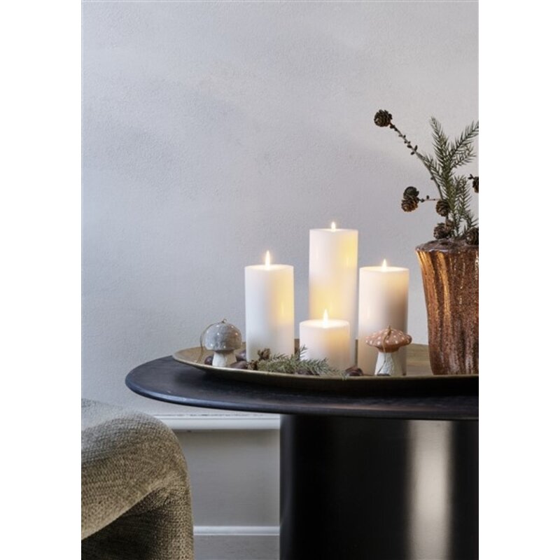 Madam Stoltz-collectie Stoneware vase Rust