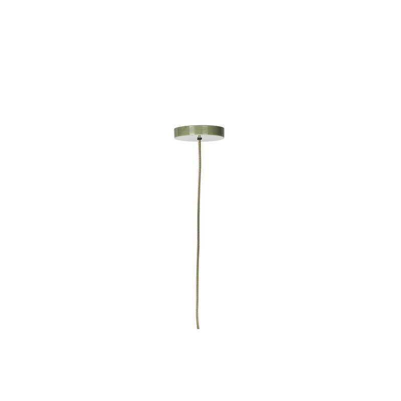 Madam Stoltz-collectie Enamel ceiling lamp Sage