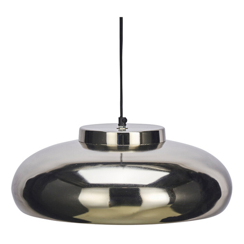 Madam Stoltz-collectie Emaille hanglamp zilver