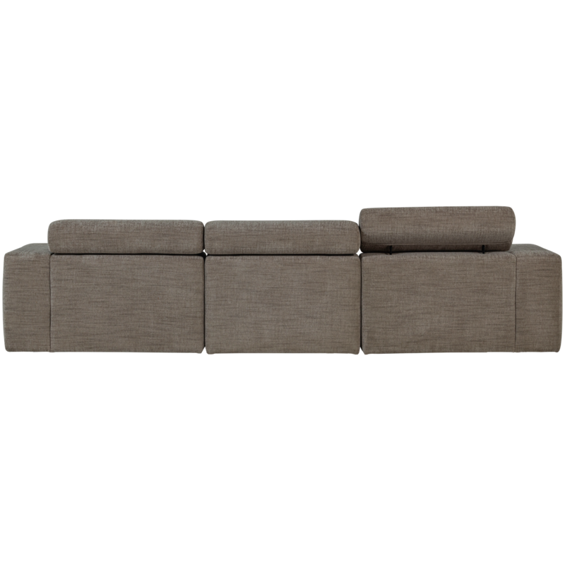 WOOOD-collectie Novi Chaise Longue Bank Rechts Grijs Melange