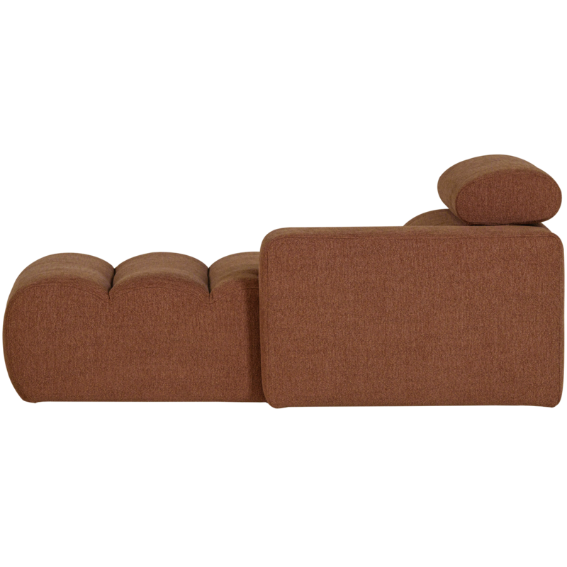 WOOOD-collectie Novi Chaise Longue Element Arm Rechts Boucle Terra