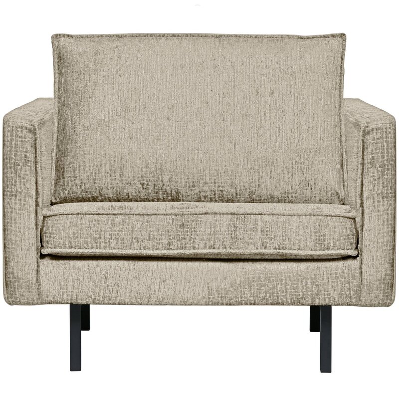 WOOOD-collectie Rodeo Fauteuil Structure Velvet Wheatfield