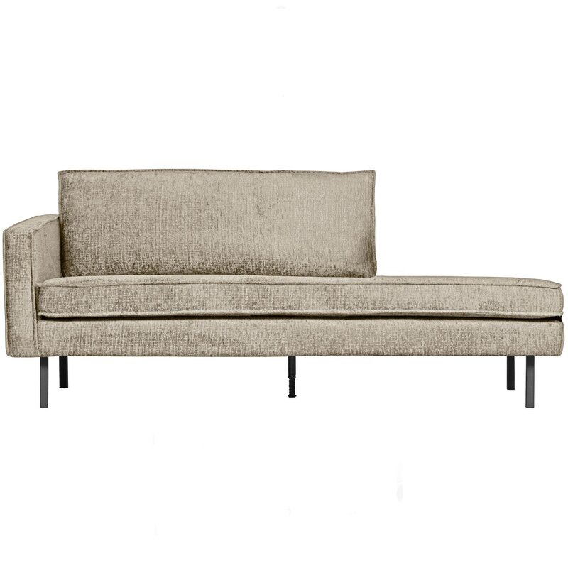 WOOOD-collectie Rodeo Daybed Links Structure Velvet Wheatfield