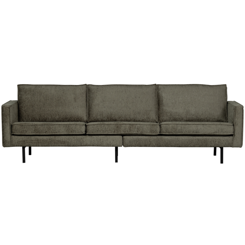 WOOOD-collectie Rodeo 3-Zits Bank Structure Velvet Frost