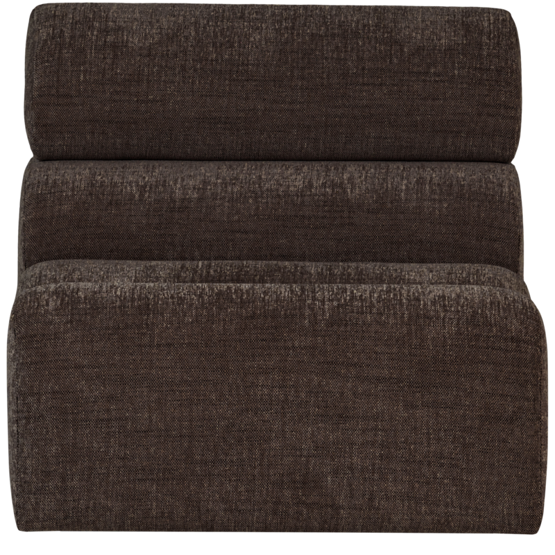 WOOOD-collectie Novi 1-Zits Element Donkerbruin Melange