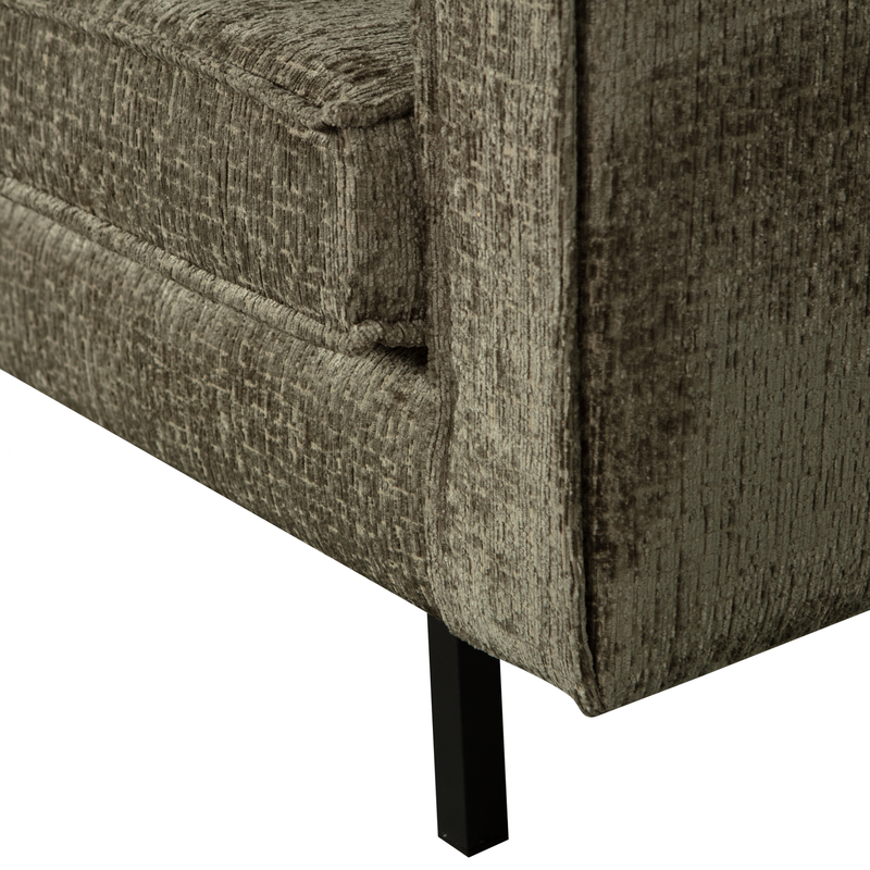 WOOOD-collectie Rodeo 3-Zits Bank Structure Velvet Frost