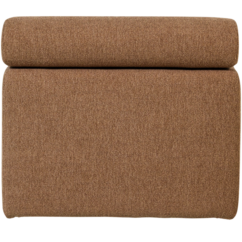 WOOOD-collectie Novi 1-Zits Element Boucle Karamelbruin