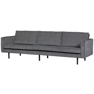 WOOOD Rodeo 3-Zits Bank Streep Zwart/Grijs