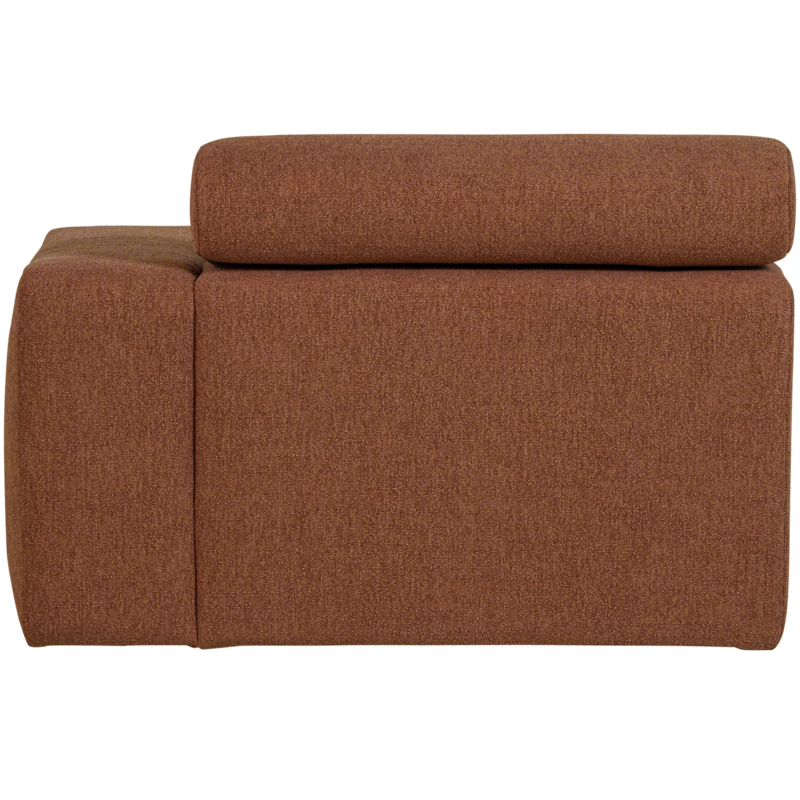 WOOOD-collectie Novi Chaise Longue Element Arm Rechts Boucle Terra