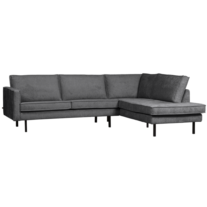 WOOOD-collectie Rodeo Hoekbank Rechts Structure Velvet Mountain