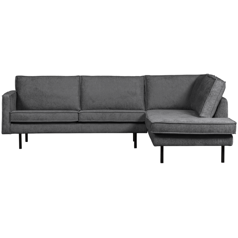 WOOOD-collectie Rodeo Hoekbank Rechts Structure Velvet Mountain